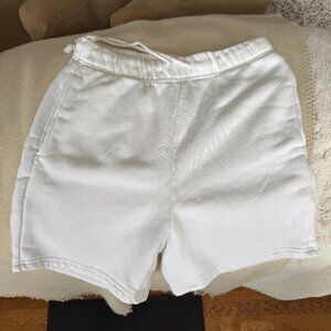 Elwood Core Organic Cotton Brushed Terry Sweat Shorts White size XS